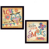 Set Of Two Be the Reason Black Framed Print Wall Art - Homeroots - Flyclothing LLC
