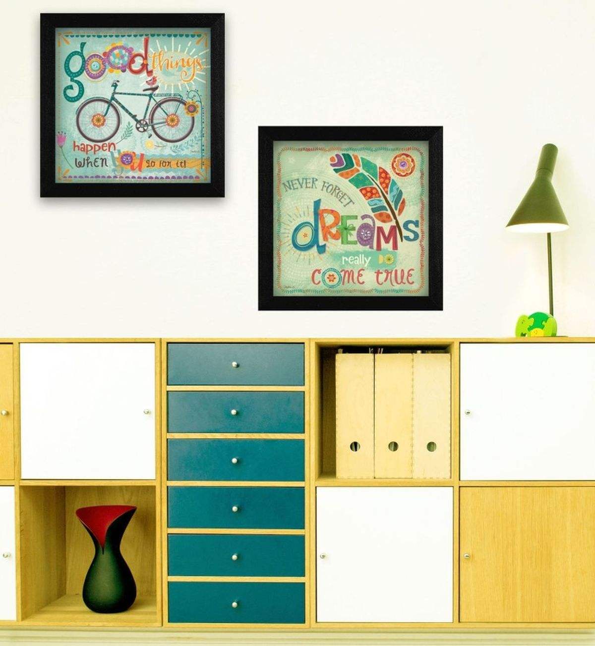 Set Of Two Good Things Black Framed Print Wall Art - Homeroots - Flyclothing LLC