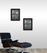Set Of Two Reminders from Mom and Dad Black Framed Print Wall Art - Homeroots - Flyclothing LLC