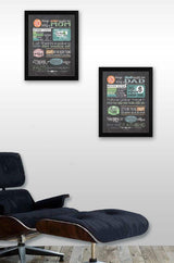 Set Of Two Reminders from Mom and Dad Black Framed Print Wall Art - Homeroots - Flyclothing LLC