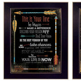 Set Of Two Arrows II Black Framed Print Wall Art - Homeroots - Flyclothing LLC