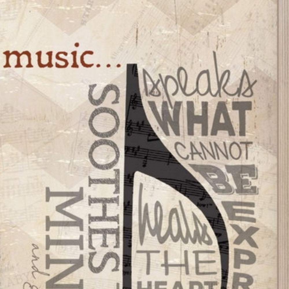 Set Of Two Musical NotesBrown Framed Print Wall Art - Homeroots - Flyclothing LLC