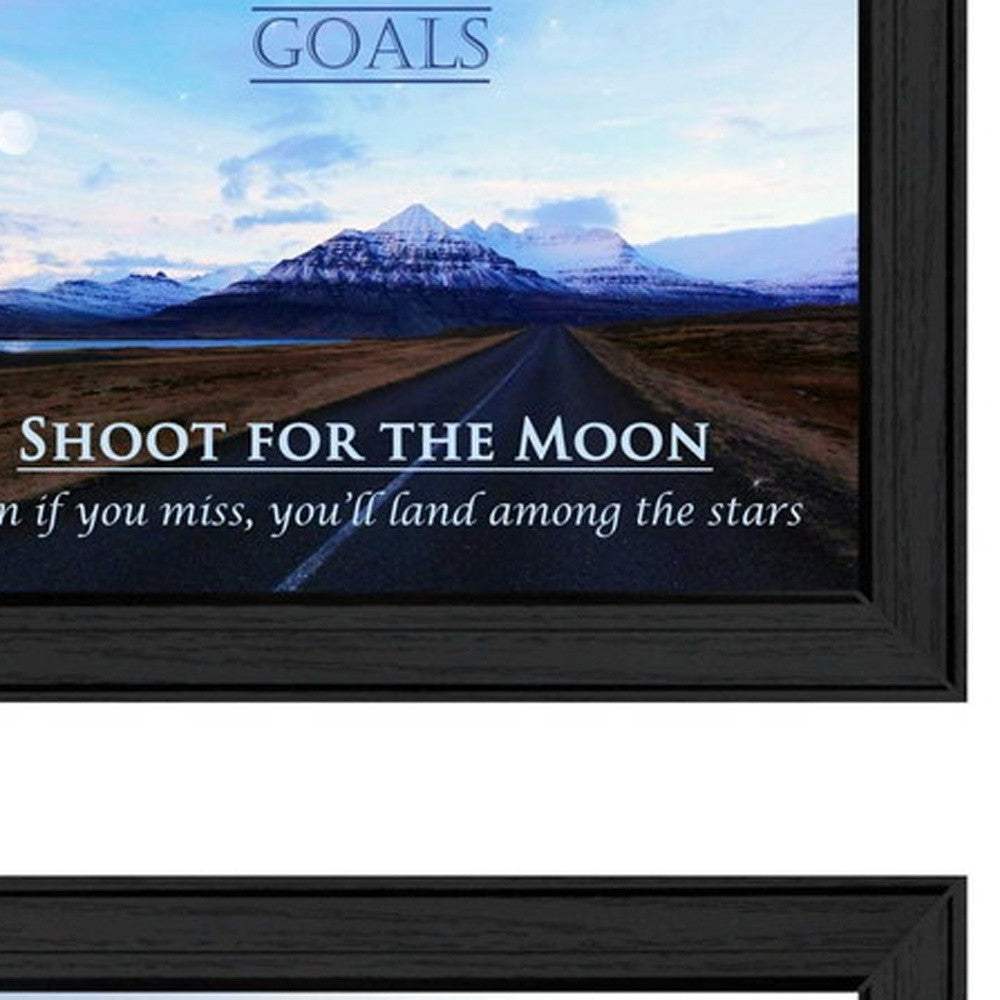 Set Of Two Success 1 Black Framed Print Wall Art - Homeroots - Flyclothing LLC