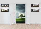 Set Of Four Four Seasons Collection II 2 Black Framed Print Wall Art - Homeroots