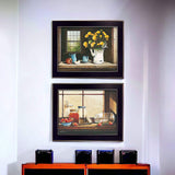 Set Of Two Tea Apples and Strawberries Black Framed Print Kitchen Wall Art - Homeroots - Flyclothing LLC