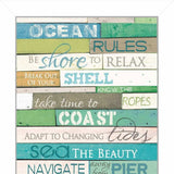 Set Of Two Live in The Present 2 White Framed Print Wall Art - Homeroots - Flyclothing LLC