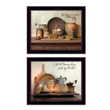 Set Of Two By Grace 1 Black Framed Print Wall Art - Homeroots