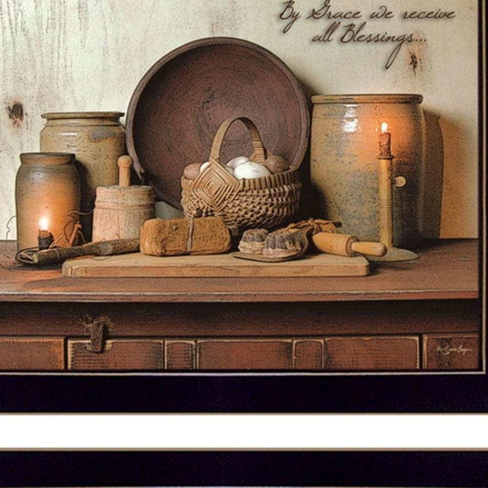 Set Of Two By Grace 1 Black Framed Print Wall Art - Homeroots - Flyclothing LLC