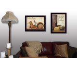 Set Of Two What I Love Most Black Framed Print Wall Art - Homeroots - Flyclothing LLC
