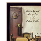 Set Of Two What I Love Most Black Framed Print Wall Art - Homeroots