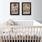 Set Of Two Where Family and Friends Gather II 1 Black Framed Print Wall Art - Homeroots - Flyclothing LLC