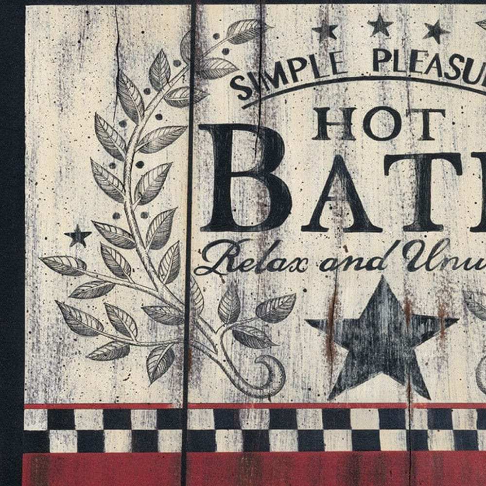Set Of Two Hot Bath 6 White Framed Print Bathroom Wall Art - Homeroots - Flyclothing LLC