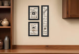 Set Of Three The Kitchen Collection I 2 Black Framed Print Kitchen Wall Art - Homeroots