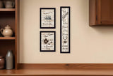 Set Of Three The Kitchen Collection II 3 Black Framed Print Kitchen Wall Art - Homeroots - Flyclothing LLC