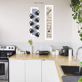 Set Of Two Come On In with Seven Peg Mug Rack 3 White Framed Print Kitchen Wall Art - Homeroots - Flyclothing LLC