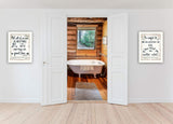 Set Of Two Great Love 2 White Framed Print Wall Art - Homeroots - Flyclothing LLC