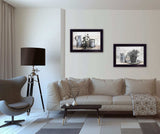 Set Of Two Floral with Tin Ware 2 Black Framed Print Wall Art - Homeroots - Flyclothing LLC