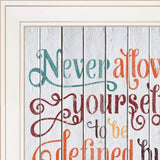 Set Of Two Who You Think 1 White Framed Print Wall Art - Homeroots - Flyclothing LLC