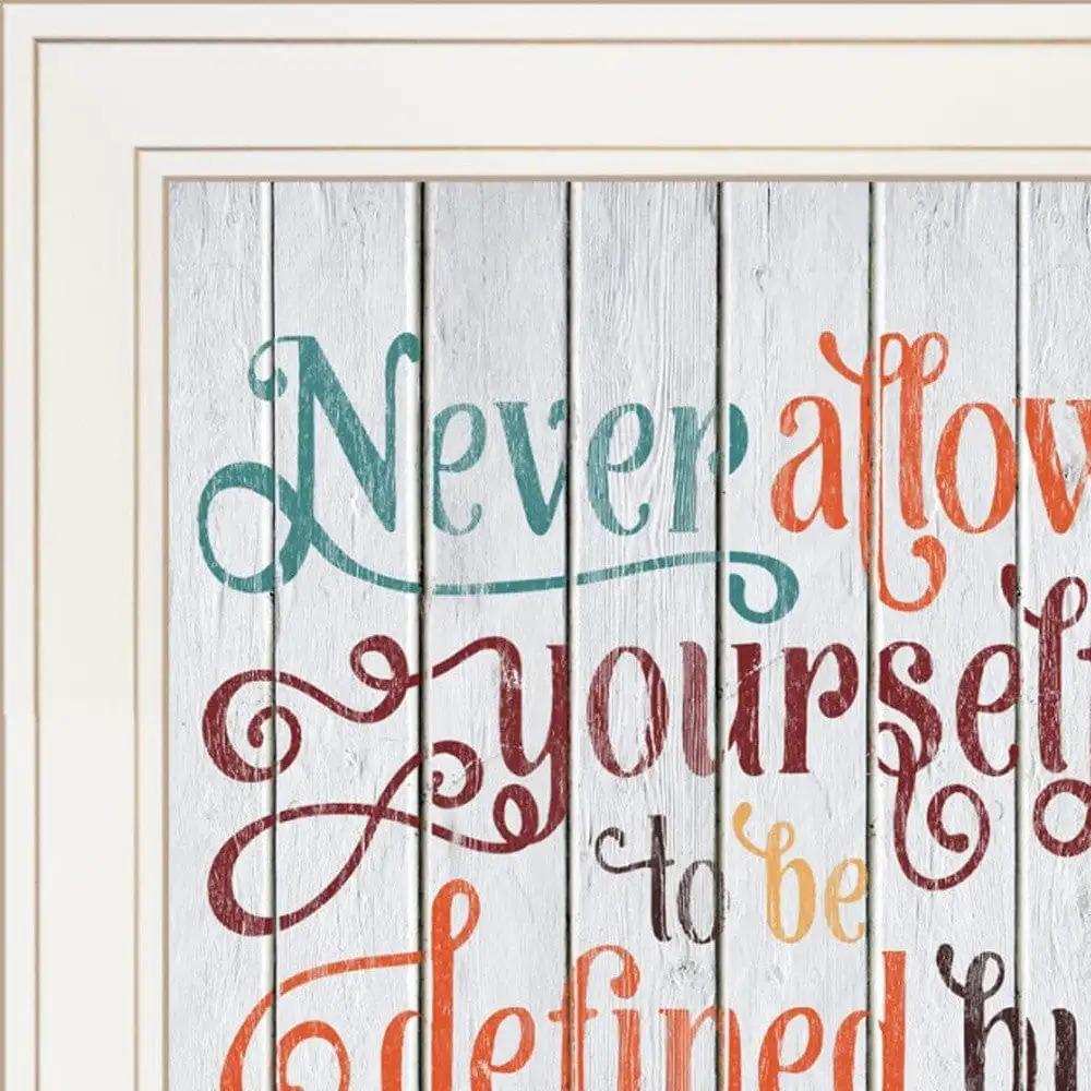 Set Of Two Who You Think 1 White Framed Print Wall Art - Homeroots - Flyclothing LLC