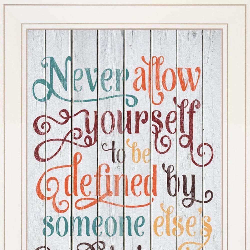 Set Of Two Who You Think 1 White Framed Print Wall Art - Homeroots - Flyclothing LLC