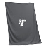 Tulane Charcoal Sweatshirt Blanket (Screened)