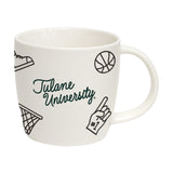 Tulane 18oz Basketball Playmaker Mug - Logo Brands - Flyclothing LLC