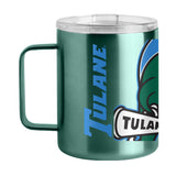 Tulane 15oz Hype Stainless Steel Mug - Logo Brands - Flyclothing LLC