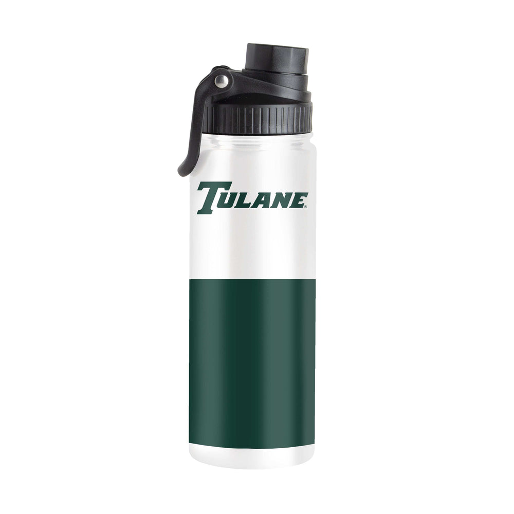 Tulane 21oz Colorblock Twist Top Water Bottle - Logo Brands - Flyclothing LLC