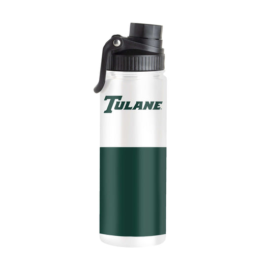 Tulane 21oz Colorblock Twist Top Water Bottle - Logo Brands - Flyclothing LLC