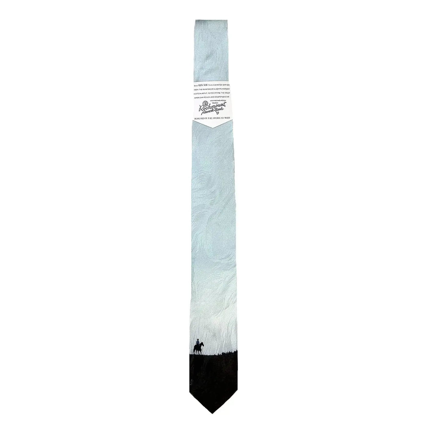 Rockmount Ranch Ware Limited-Edition Big Horn Rider Silk Tie - Rockmount Clothing - Flyclothing LLC