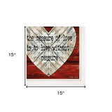 Set Of Two Love is Patient or Measure 1 White Framed Print Wall Art - Homeroots - Flyclothing LLC