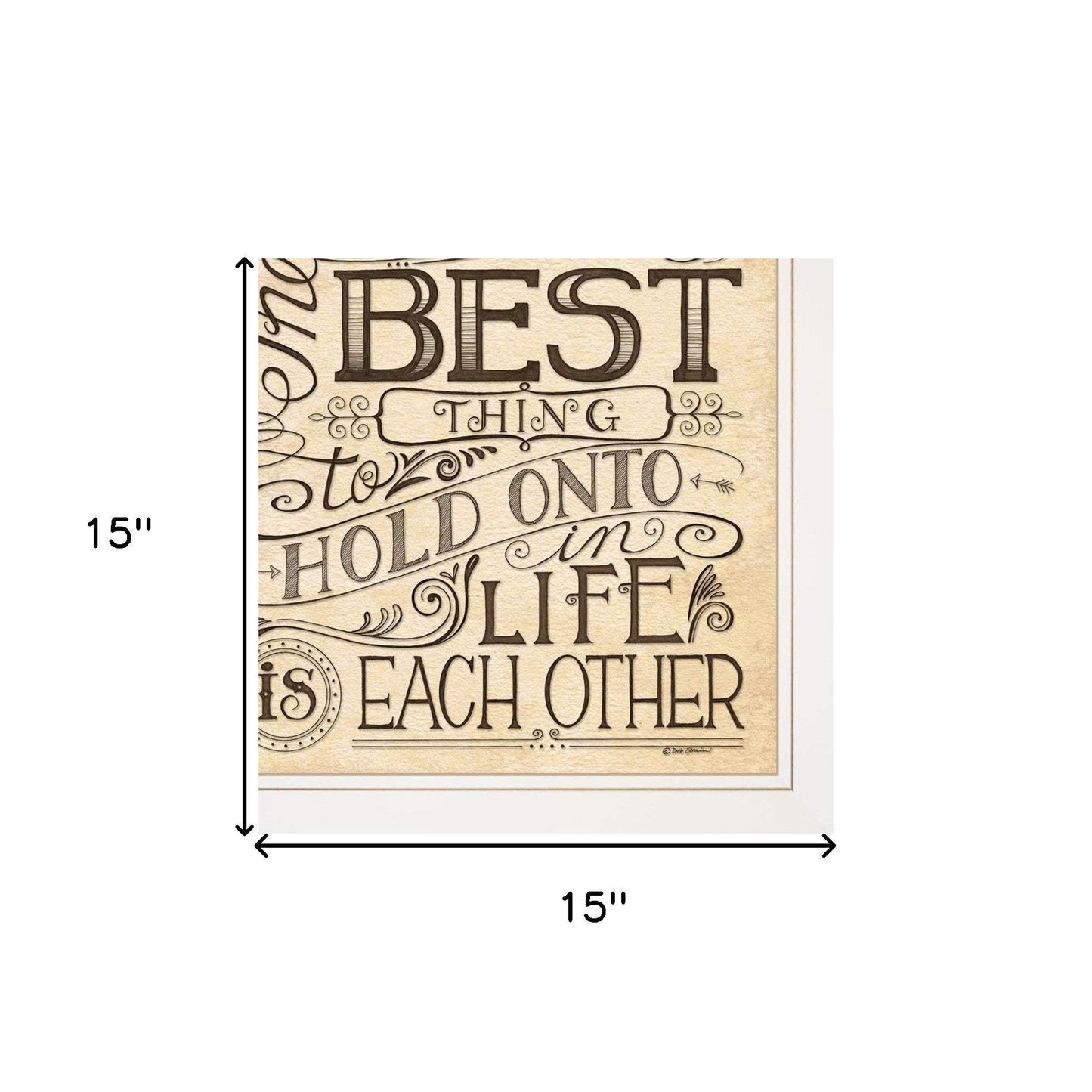 Set Of Two Together or Each Other 1 White Framed Print Wall Art - Homeroots - Flyclothing LLC
