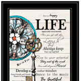 Set Of Two Life or Home 2 Black Framed Print Wall Art - Homeroots - Flyclothing LLC