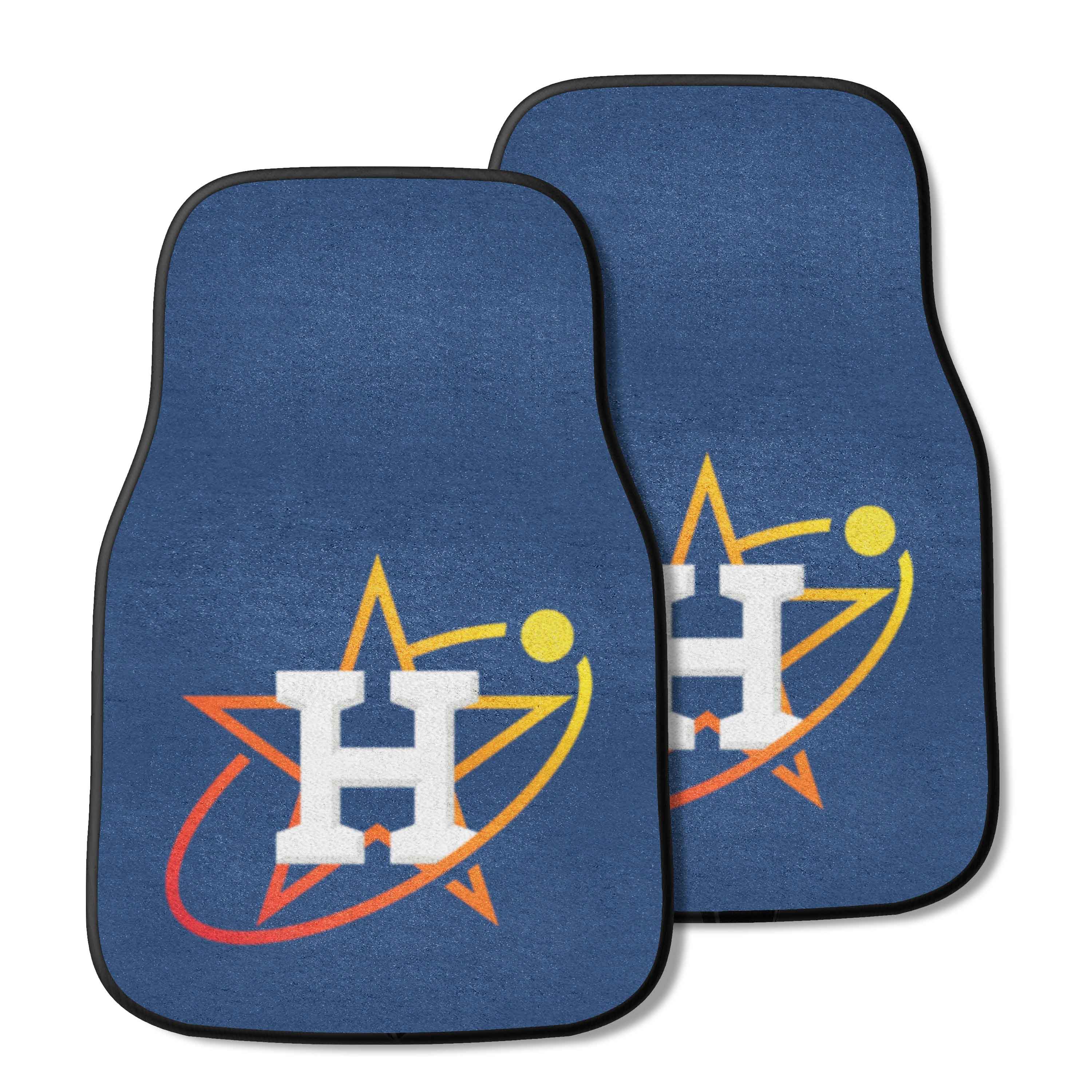 Houston Astros Front Carpet Car Mat Set - 2 Pieces - Houston Astros