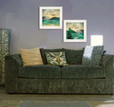 Set Of Two Lake or Sunshine 1 White Framed Print Wall Art - Homeroots - Flyclothing LLC