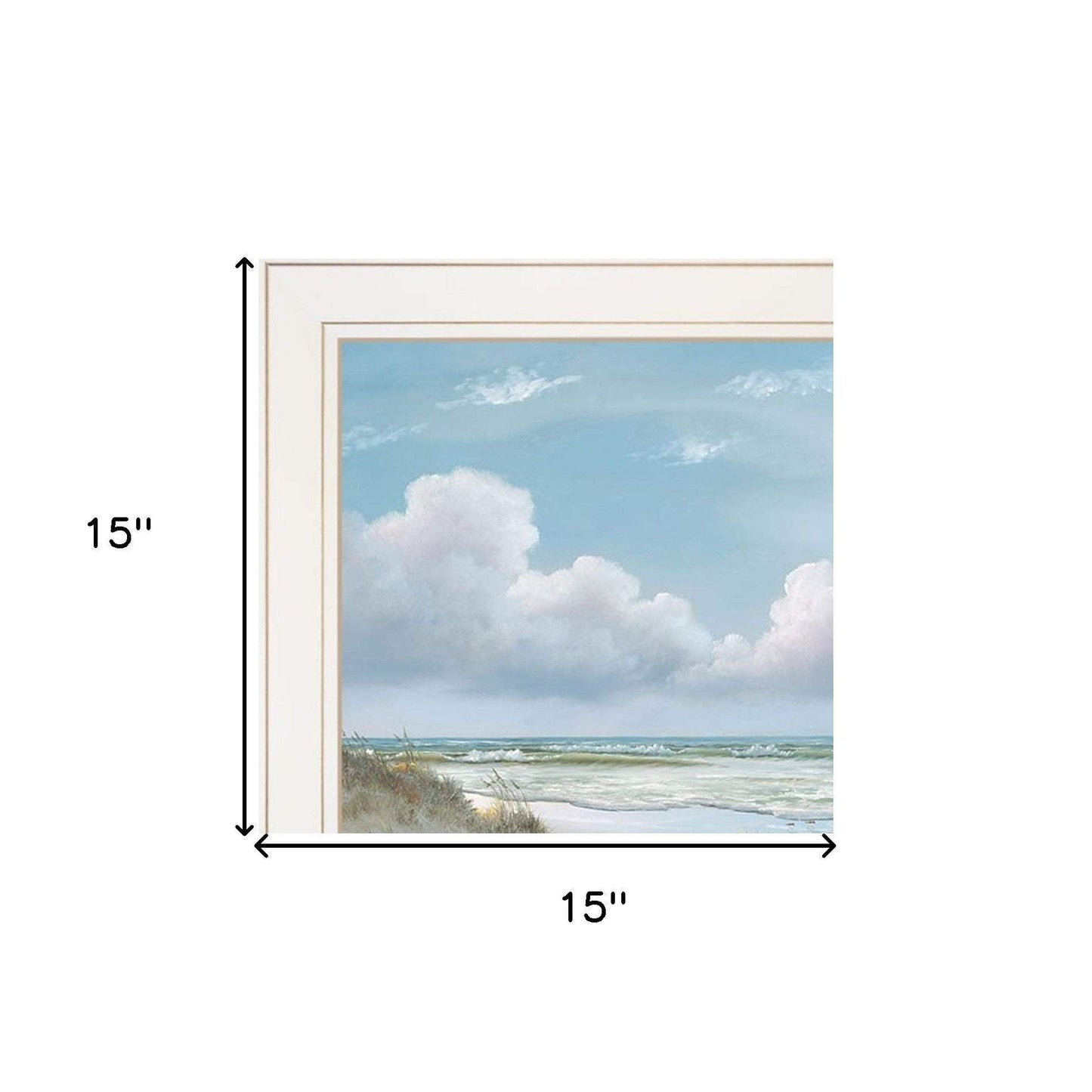 Set Of Three Beautiful Day III III White Framed Print Wall Art - Homeroots - Flyclothing LLC