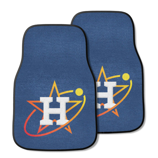 Houston Astros Front Carpet Car Mat Set - 2 Pieces - Houston Astros