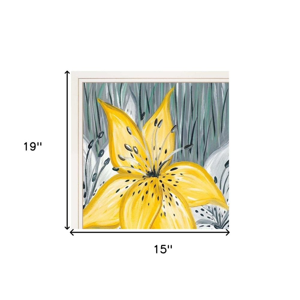 Set Of Two Tiger Lilies 1 White Framed Print Wall Art - Homeroots - Flyclothing LLC