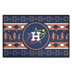 Houston Astros Holiday Sweater Starter Mat Accent Rug - 19in. x 30in. - Houston Astros