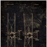 Set Of Two Airplane Patent I and II 1 White Framed Print Wall Art - Homeroots - Flyclothing LLC