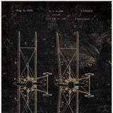 Set Of Two Airplane Patent I and II 1 White Framed Print Wall Art - Homeroots - Flyclothing LLC