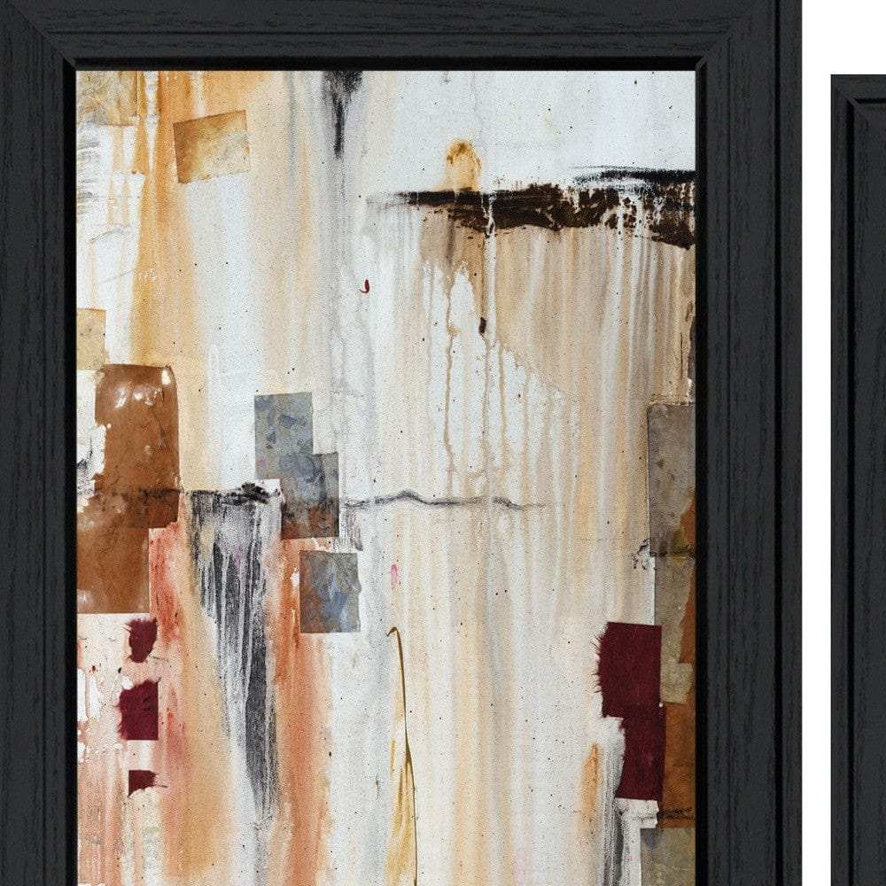 Set Of Two Abstract Flight 2 Black Framed Print Wall Art - Homeroots - Flyclothing LLC