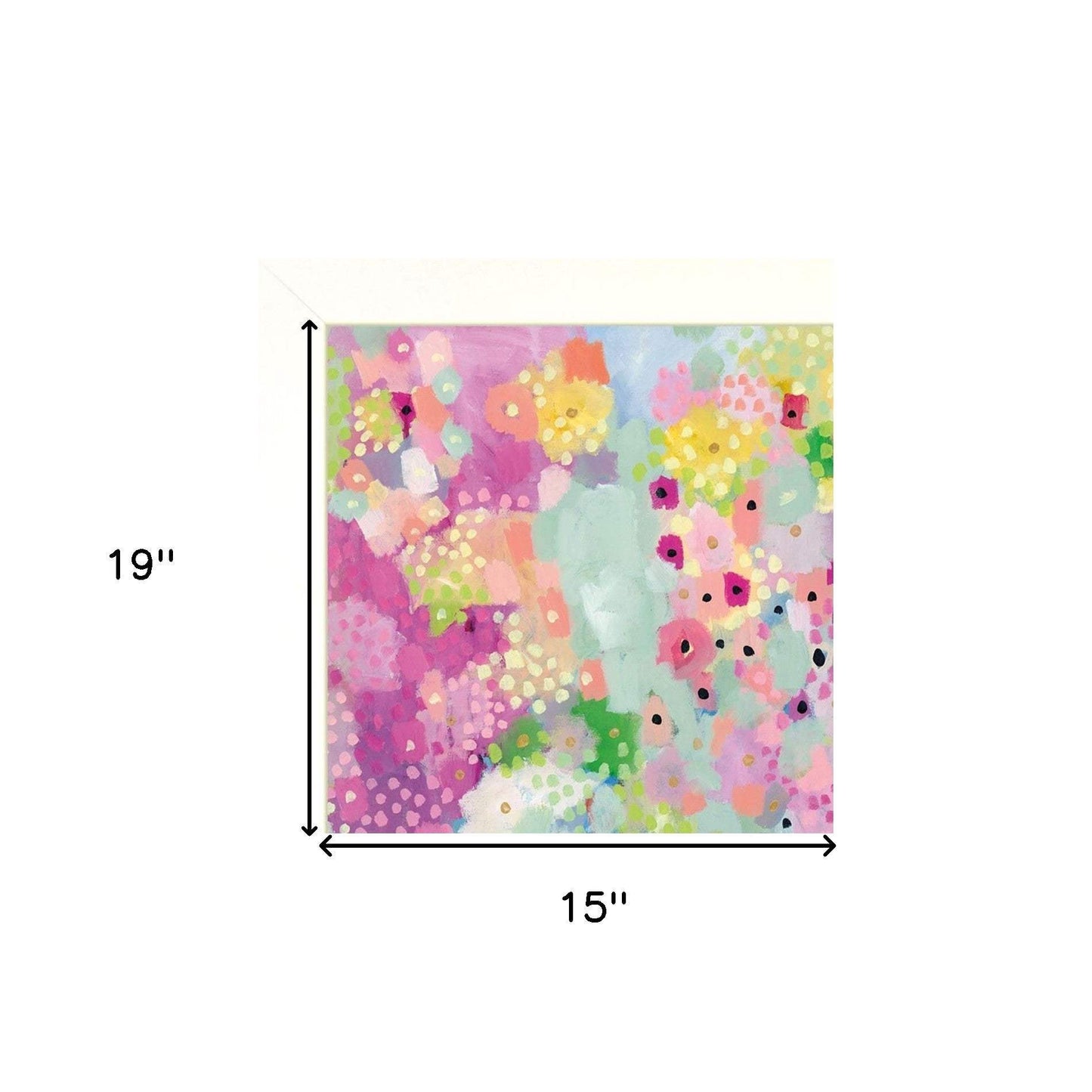 Set Of Two Floral Designs White Framed Print Wall Art - Homeroots - Flyclothing LLC