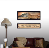 Set Of Two Together Blessed We Have It All 2 Black Framed Print Wall Art - Homeroots
