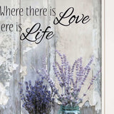 Set Of Two Where There is Love 1 White Framed Print Wall Art - Homeroots - Flyclothing LLC