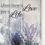 Set Of Two Where There is Love 1 White Framed Print Wall Art - Homeroots - Flyclothing LLC
