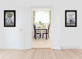 Set Of Two Where There is Love 2 Black Framed Print Wall Art - Homeroots - Flyclothing LLC
