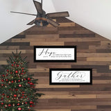 Set Of Two Gather Together 2 Black Framed Print Wall Art - Homeroots - Flyclothing LLC