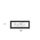 Set Of Two Gather Together 2 Black Framed Print Wall Art - Homeroots - Flyclothing LLC