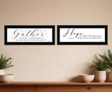 Set Of Two Gather Together 2 Black Framed Print Wall Art - Homeroots